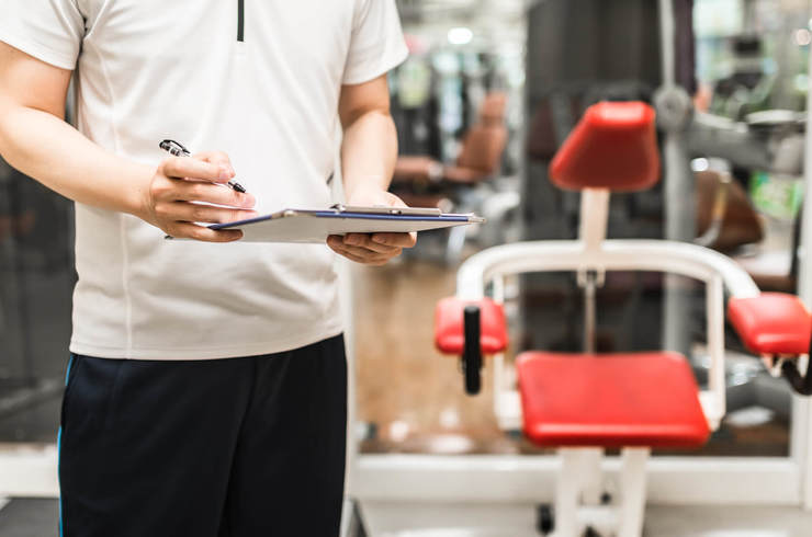 トレーナーと器具